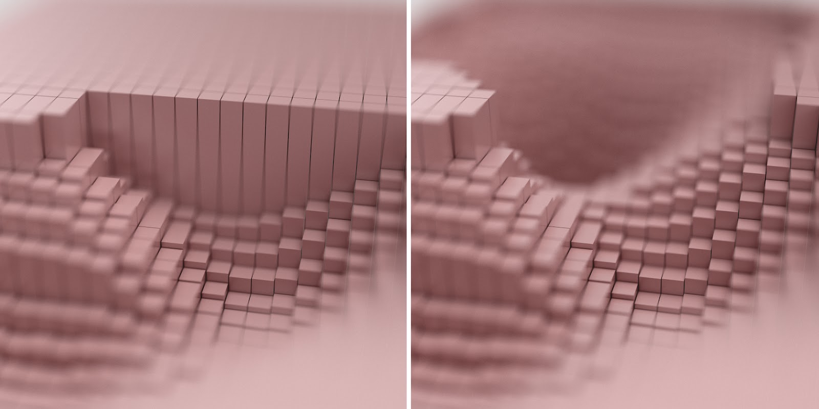 Voxel mold
